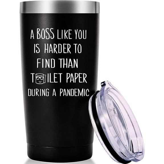 A Boss Like You is Harder To Find Travel Mug Tumbler.Funny Boss Day,Office Gifts.Moving Appreciation Retirement Birthday Christmas Gifts For Men Women Boss Boss Lady From Employees(20oz Black)