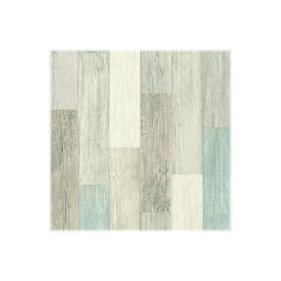 York Wallcoverings York Wallcovering B31-Peel & Stick Wallpaper Weathered Wood Plank Vinyl 20.5" x