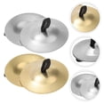 thumbnail image 1 of HONMEET 4Pair Assorted Color Finger Cymbals Brass Percussion Instrument for Dance and Practice, 1 of 8