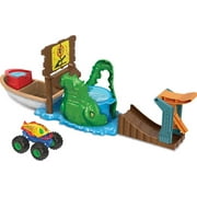 Hot Wheels Monster Trucks Arena Smashers Swamp Chomp Playset with 1 Toy Truck