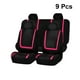 thumbnail image 4 of 9 fundas universales para asientos de coche, gruesas y resistentes al desgaste, accesorio interior (rosa), 4 of 6