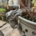 thumbnail image 5 of Cute Climbing Elephants Flower Pot Hugger Figurine for Garden, Patio, and Home Decor - Unique Resin Elephant Statue for Planters and Fences, 5 of 7