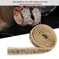 thumbnail image 4 of Rollo de envoltura de malla de diamante Bling Bling 1 yarda 20mm de ancho dorado, 4 of 10
