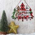 thumbnail image 4 of Naiovety Letreros navideños para puertas: Placas festivas de madera para pared. Letreros navideños. Ideales para tiendas, salas de estar, Kits de decoración para fiestas, 4 of 6