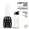 thumbnail image 2 of TAURUS BLENDER 2 GO! | Licuadora Personal Tritan 2 Botellas de 500 ml con tapa | 300 Watts | 2 Velocidades | Iluminación y Cuchillas Desmontables Acero Inoxidable | Sin BPA, 2 of 7