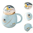 thumbnail image 6 of yotijay Cute Astronaut Mug Creative Funny Space Mug for Friends Kids Valentines Gift Light Blue, 6 of 9