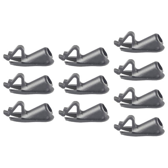 funtasica 10x s Tube Clamps Brake Cable Buckles Clip Holders for Folding Bikes