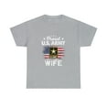 thumbnail image 2 of US Army Proud Wife - Proud Wife Of A US Army Veteran Flag T-Shirt, 2 of 2