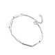 thumbnail image 1 of Brazalete decorativo Jumpingount de plata de doble capa galvanizado a la moda para mujer AP018643-00, 1 of 6