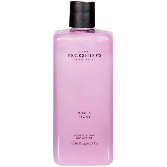 Pecksniffs Rose & Peony Moisturizing Shower Gel | 750ml / 25.36 fl oz