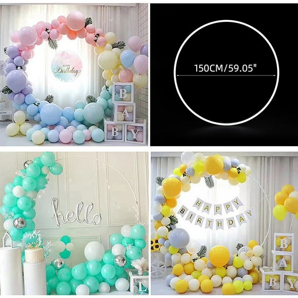 Balloon Circle Frame Kit,Balloon Arch Set Column Stand Base Frame Kit