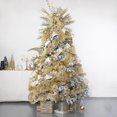 thumbnail image 5 of Heytea 16 piezas de 4,7 pulgadas de flores de Pascua de Navidad con purpurina artificial, adornos para árbol de Navidad, coronas de árbol de Navidad, guirnaldas, decoraciones n, 5 of 5
