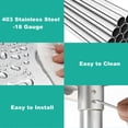 thumbnail image 3 of 30x48 in 18-Gauge Stainless Steel Commercial Work Table w/ Adjustable Undershelf, 3 of 9