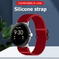 thumbnail image 4 of Correa de muñeca de repuesto de nailon para reloj deportivo para Google Pixel Watch (rojo) Likrtyny  Para estrenar, 4 of 7