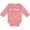 Mauve, variant on Inktastic Candy Hearts II Girls Long Sleeve Baby Bodysuit