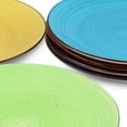 thumbnail image 5 of Elama Sebastian 6 Piece Stoneware Dinner Plate Set in Assorted Colors, 5 of 7