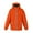 Orange, variant on Lovskoo Men's and Women's Rain Jacket Active Fleece Lined Casual Waterproof Windbreaker Winter Sports Hiking Clothes Outdoor Hooded Coat Black