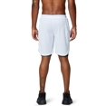 thumbnail image 5 of Pinkbomb Pantalones cortos para correr 2 en 1 para hombre, pantalones cortos para gimnasio, entrenamiento, secado rápido, con bolsillo para teléfono (blanco, XXL), 5 of 5