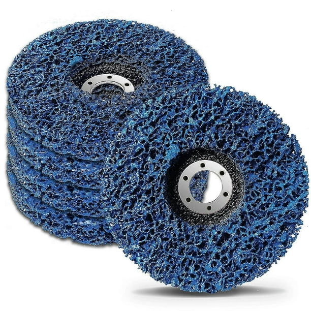 Cleaning Discs 125 x 22 mm, Grinder Disc Deburring Discs for Paint Surface Treatment Abrasive Disc for Angle Grinder - Pack of 5