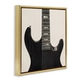 thumbnail image 3 of Stupell Industries Contemporary Black Electric Guitar Gold Floating Frame Canvas Art, 25 x 25, by Deborah Revell, 3 of 8
