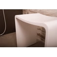 thumbnail image 6 of Dax  Solid Surface Acrylic Shower Stool, Matte White, 6 of 7