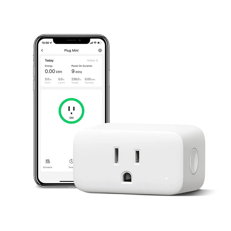 DAMML Smart Plug Mini 15A, Energy Monitor, Smart Home WiFi(2.4GHz