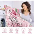 thumbnail image 5 of Sister Birthday Gifts Ideas - Gifts For A Sister From Brother, Sister Blankets From Sister, Big Sister Gift, Big Sister Gifts For Girls, Soul Sister Blanket, Birthday Gifts For Sister, 40" X 50", 5 of 5