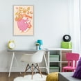 thumbnail image 2 of Stupell Industries Girl Hugging Strawberry People Painting Gray Framed Art Print Wall Art, 20 x 30, 2 of 8