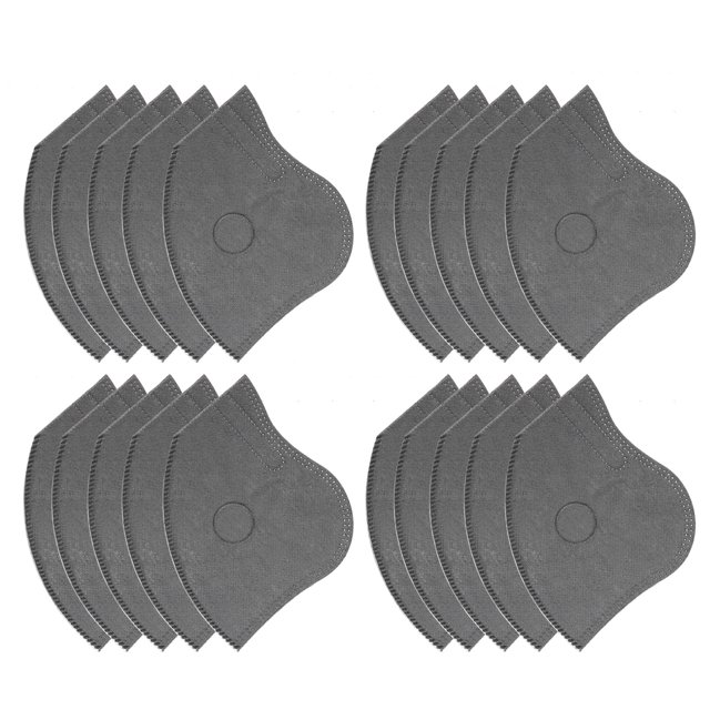 Filtro protector facial, filtro desechable antipolvo de carbón activado de 20 piezas, filtro antipolvo, valor inmejorable