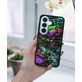 thumbnail image 5 of WIRESTER Shockproof Soft Rubber Cover Case for Samsung Galaxy S26+ / S26 Plus 6.7" 2026, Purple Green Galaxy Marble, 5 of 5