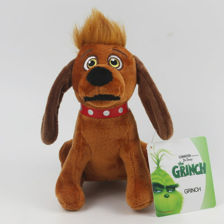Pet Supplies : Dr. Seuss for Pets The Grinch Max Santa Figure Plush Squeaky  Dog Toy, The Grinch Plush Dog Toy from Dr Seuss Collection