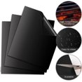 thumbnail image 3 of Non-Stick Grill Mat Set, Flavor Intact & Grill Marks, Reusable & Dishwasher Safe, Heat Resistance, Easy Clean, Multipurpose for Any Grill or Oven (4 Pieces, Black), 3 of 5