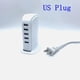 thumbnail image 1 of Cargador multipuerto de 5 puertos, 20 W, cargador USB multifuncional para viajes, cabezal de carga para teléfono móvil, toma USB, 1 of 3