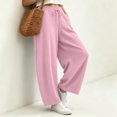 thumbnail image 6 of Luvrsol Womens Sweat Pants Casual Solid Wide Straight Leg Sweatpants Relaxed Fit Long Athletic Lounge Pants S-3XL, 6 of 8