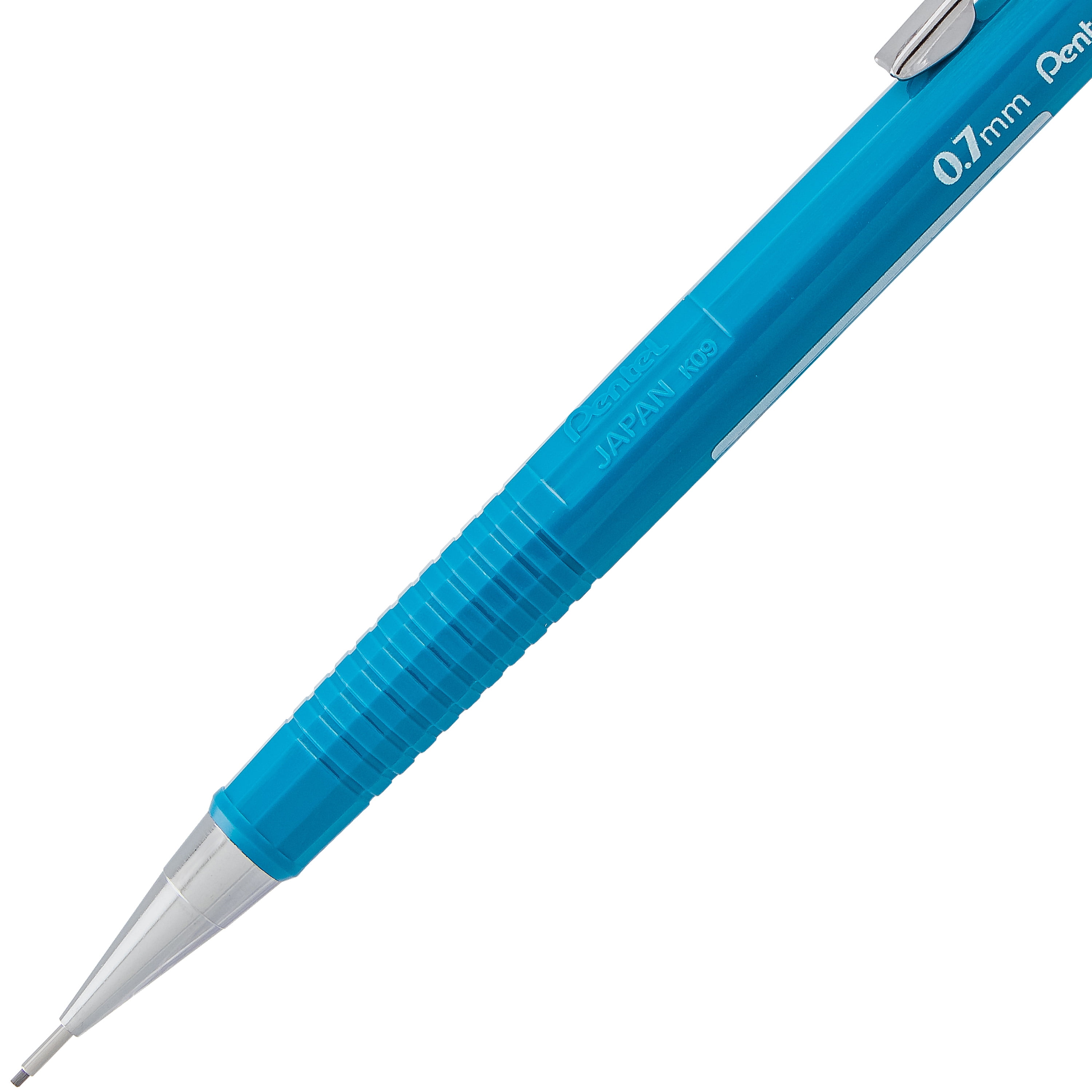Q3107 Pentel orenzennero シャープペンシル 計7本 Pentel Sharp Mechanical Pencil, .7mm, Blue, Hi-Polymer Lead