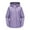 Purple, variant on Kaemgyyd Womens Waterproof Rain Coat Lightweight Button Jacket Outdoor Hooded Windbreaker Zip up Outwear with Pockets