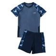 thumbnail image 6 of YuYuBao Boys Rash Guards and Swimsuit Sets 2 Piece Swimwear Sets Swim Trunks Comfortable Kids Swimming Suits, 190, 6 of 7