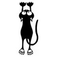 thumbnail image 5 of Ruiboury 2 Pieces Cat Switch Wall Stickers Poster Switch wallpaper home tile use Paster Decals Wallpaper Home Drawing Room Decoration Kitchen Tile, 5 of 5