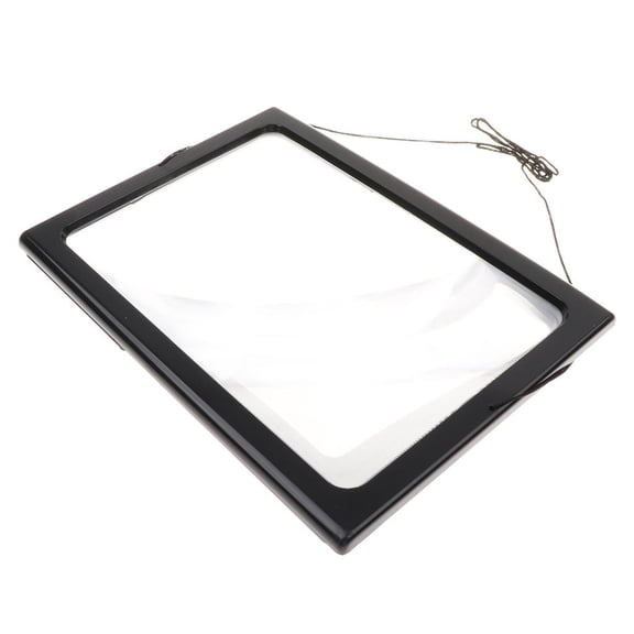 Lupa de Lectura de Triple Página Completa Luces LED para Personas Mayores Presbicia Sunnimix Lupa de página completa