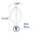thumbnail image 2 of Ampoule LED4BT56/22K/FIL 776314 BT56 4 Watts E26 1, 2 of 4