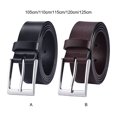 thumbnail image 3 of Qarigey Cinturón premium para hombre - Versatilidad y durabilidad en Cinturones de cuero de vaca para hombre Fácil de usar black3.5cm 110cm Type3 NO3, 3 of 6