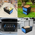 thumbnail image 5 of 60L Collapsible Utility Crates for Storage: Stackable & Portable Basket Foldable Plastic Crates for Office, Home, Garage, 5 of 7