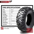 thumbnail image 3 of (2) 27x9-14 ATV Front Tire Set for 13-16 Arctic Cat Wildcat X/4X Bighorn Style, 3 of 6