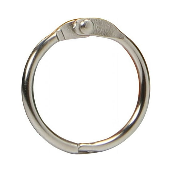 20pcs Book Rings Snap Metal Loose Leaf Ring DIY Notepad Ring for Indexing Cards