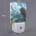 thumbnail image 2 of Sikiie Majestic Eagle Over Castle Led Night Light, Warm White,Cool White Lights for Bathroom,Hallway,Bedroom, Kids Room-UK, 2 of 7