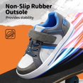 thumbnail image 3 of Zapatillas Dream Pairs Unisex Gris Azul para Niños Pequeños Talla 2, 3 of 6