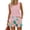 Light pink #45, variant on Evdexr Womens 2 Piece Sets Sleeveless V Neck Tank Tops & Short Sets 2026 Summer Casual Striped Drawstring Lightweight Sweatsuit with Pockets Light pink 2XL
