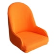 thumbnail image 2 of Funda elástica para silla de comedor con respaldo alto, cómoda y lavable. Naranja, 2 of 9