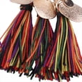 thumbnail image 5 of GKNET Seaside vintage Womens Tassel Earrings Dangle Alloy Resin Bohemian Pendant-Colorful, 5 of 6