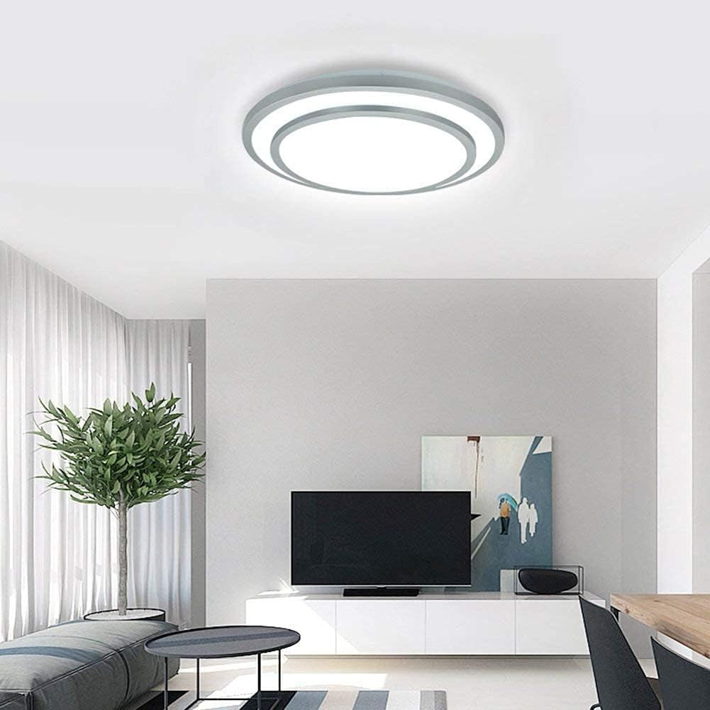 Depuley 20" Flush Mount Ceiling Lights with Remote Dimmable LED Round